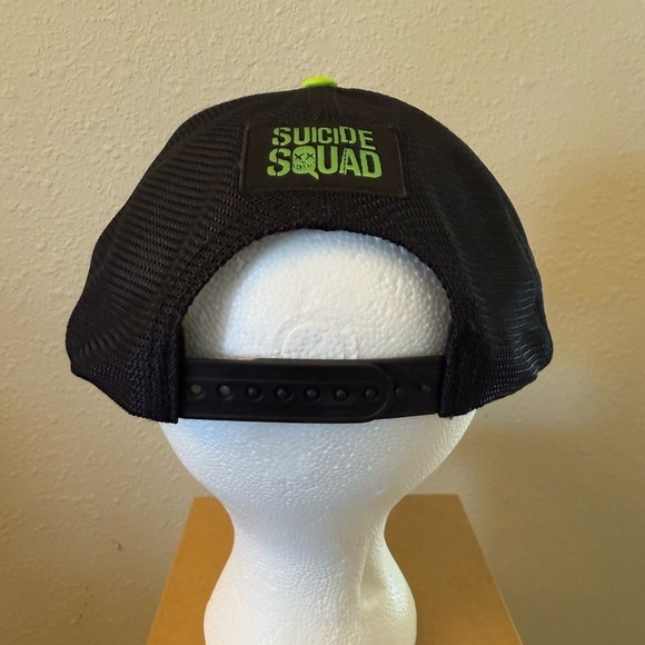 Suicide Squad Graphic Adjustable Baseball Cap Hat Snapback Trucker Mesh DC Comic - Picture 3 of 6